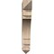 Ekena Millwork Merced Arts & Crafts Smooth Bracket, Douglas Fir, 3 1/2"W x 22"D x 22"H BKT04X22X22MRC03SDF - alternate 4